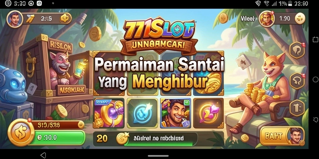 Tampilan gameplay 171SLOT yang penuh warna dan menarik.