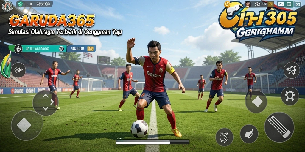 Tangkapan layar luar biasa dari gameplay GARUDA365 yang menggugah semangat olahraga.