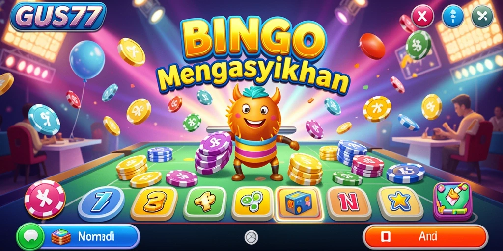 Tampilan gameplay Bingo di GUS77 yang seru dan mengasyikkan.