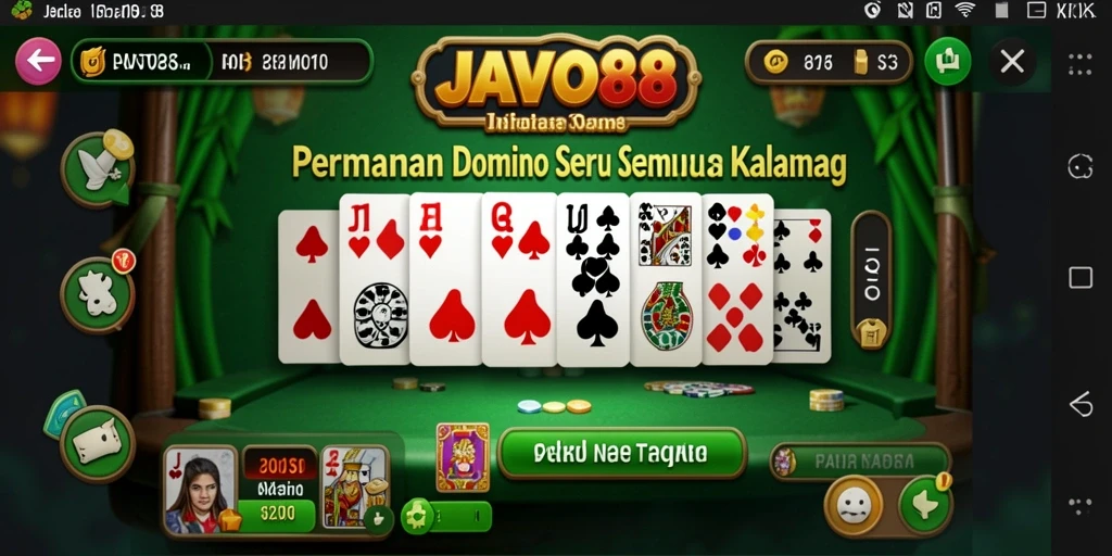 Gameplay seru dan interaktif di game Domino JAVO88.