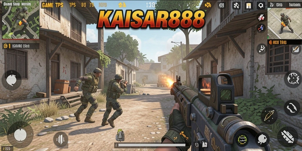Tampilan gameplay seru dan mendebarkan di KAISAR888.