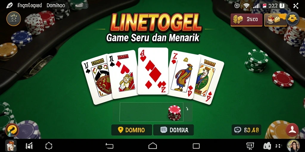 Tampilan gameplay Domino yang menarik dan interaktif.