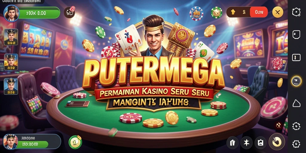 Tampilan gameplay PUTERMEGA yang seru dan mendebarkan.
