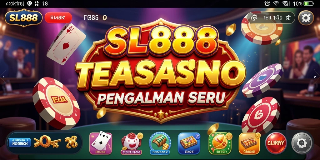 Tampilan grafik menawan dari permainan Kasino SL888.