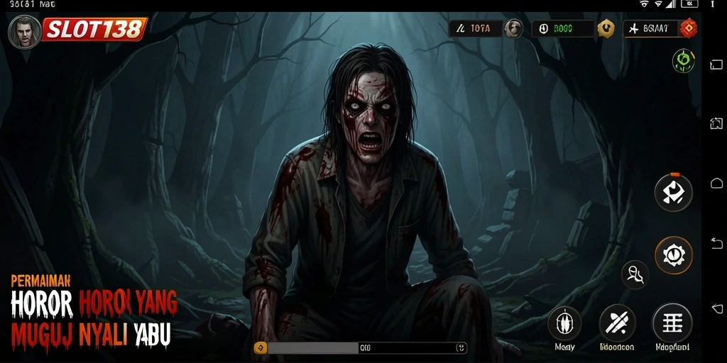 Tangkapan layar dari gameplay mengerikan di SLOT138.
