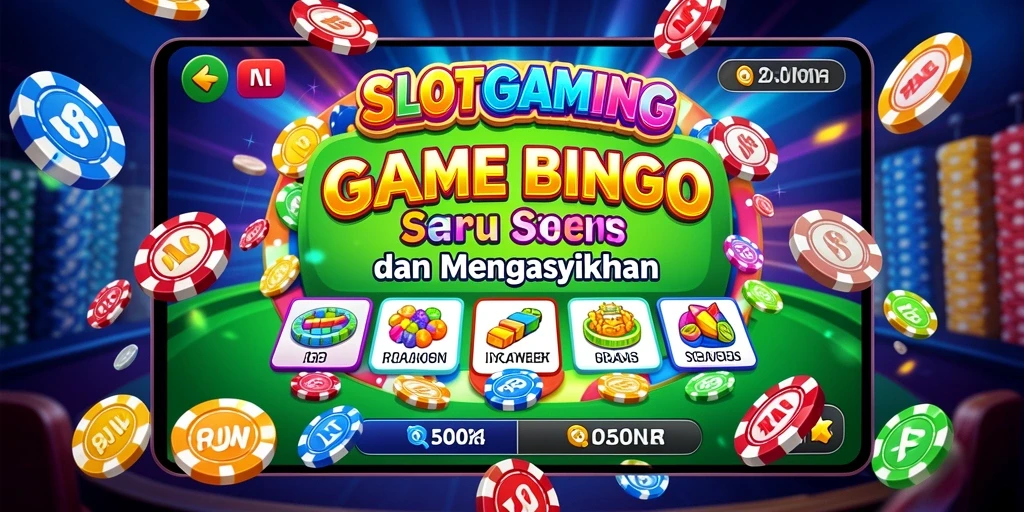 Tampilan gameplay SLOTGAMING dengan suasana Bingo yang menarik.