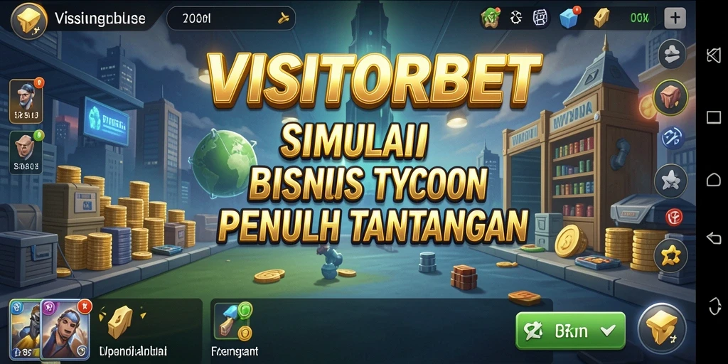 Tampilan menarik gameplay Tycoon di VISITORBET dengan berbagai fitur.